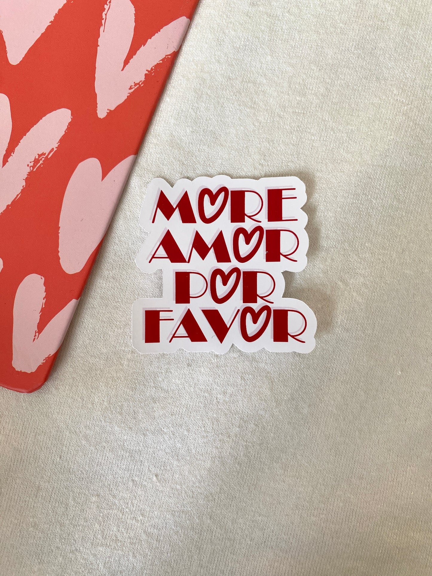 Sticker More Amor Por Favor