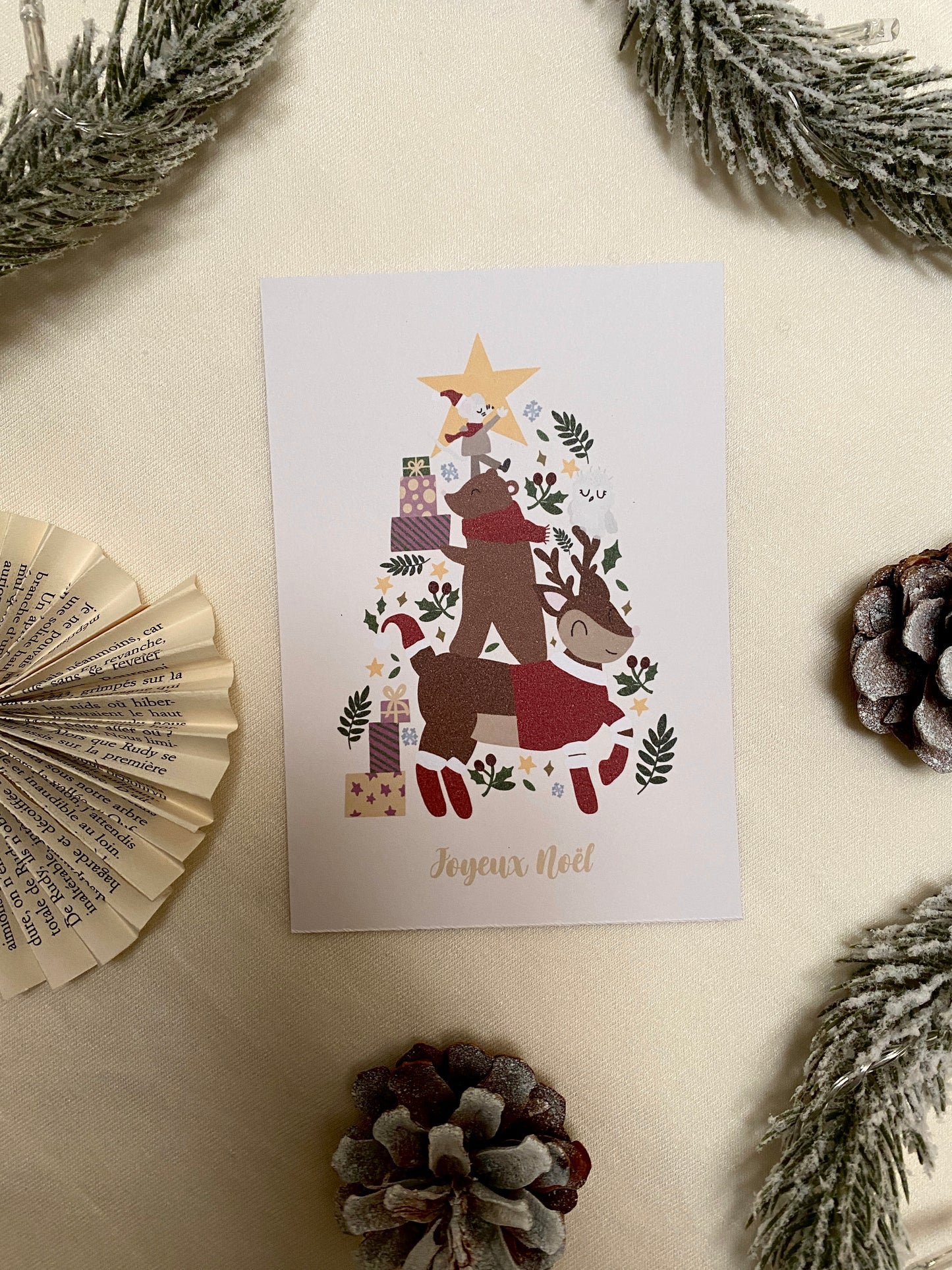 Carte de voeux Joyeux Noël