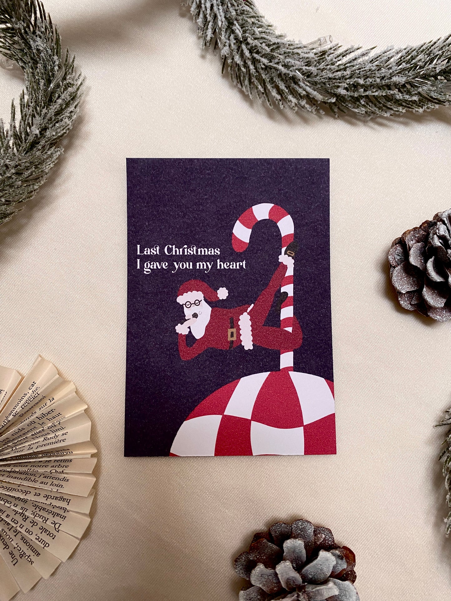 Carte de voeux Last Christmas I gave you my heart