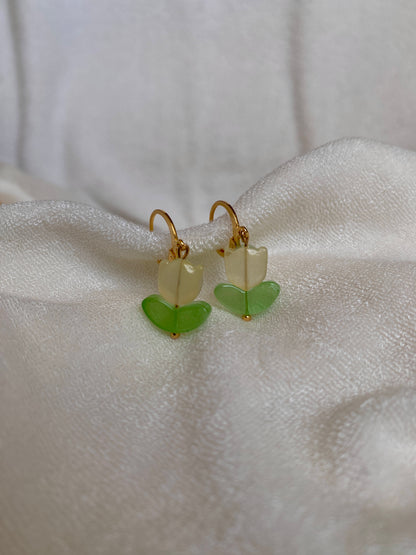 Boucles d'oreilles Talipan jaune