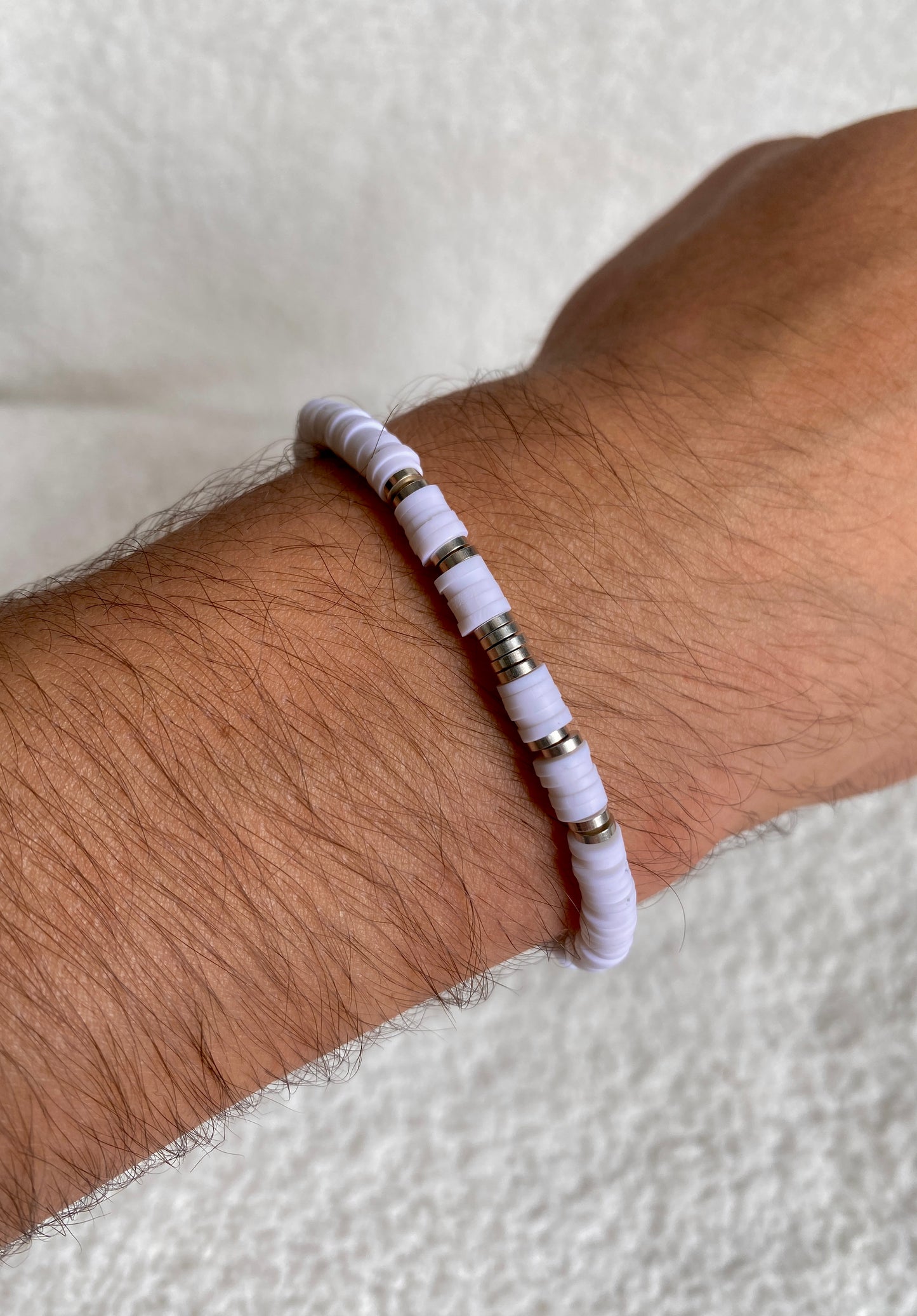 Bracelet A flour d'aigo blanc