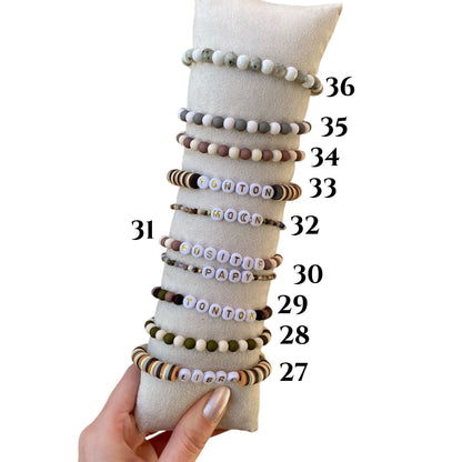 Bracelet personnalisable sur commande