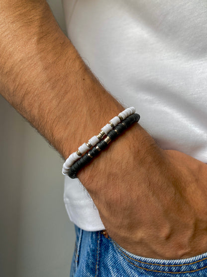 Bracelet A flour d'aigo blanc