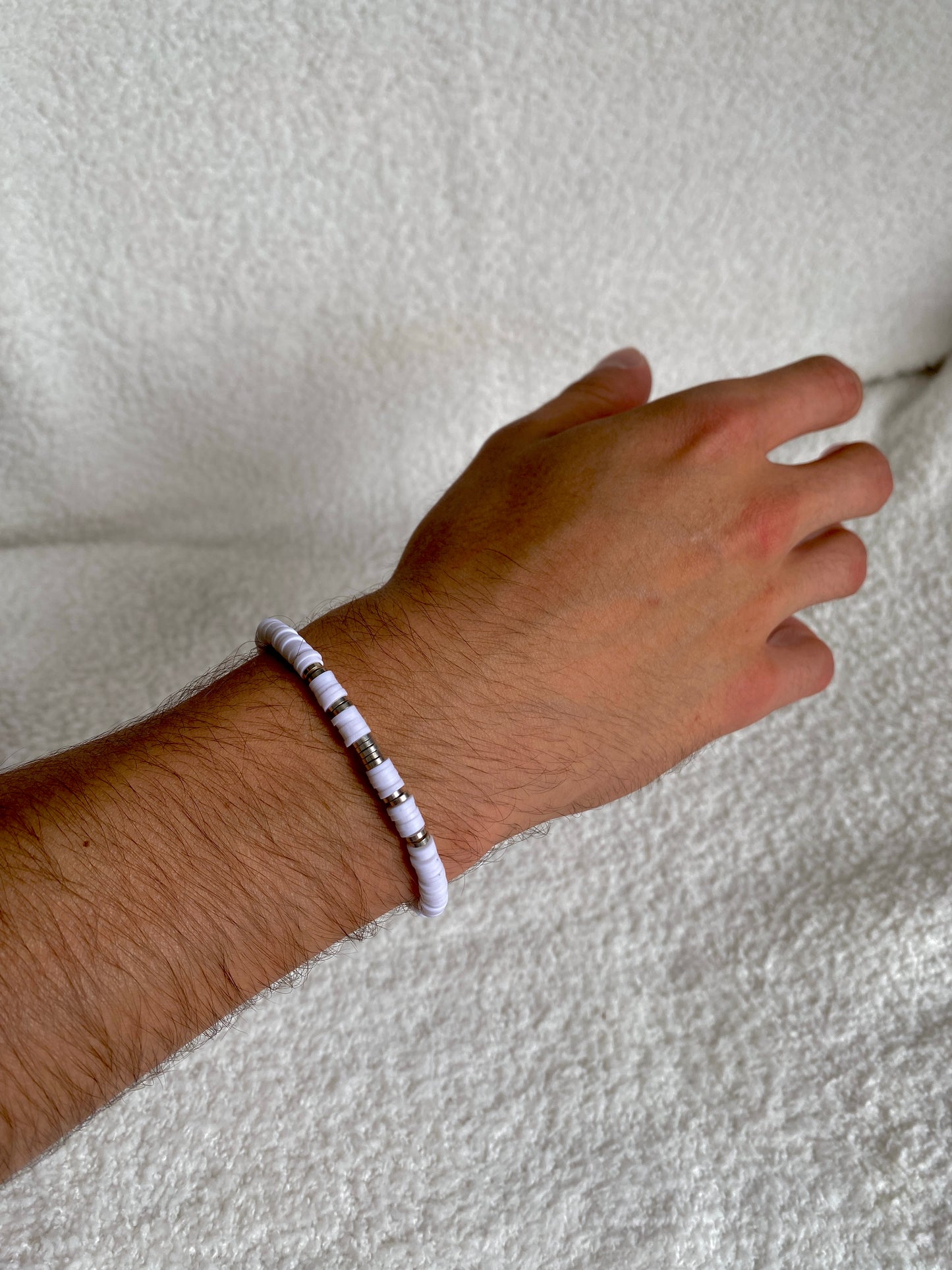 Bracelet A flour d'aigo blanc