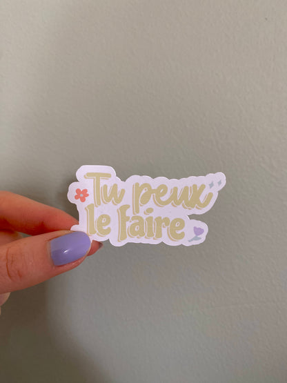 Set de 6 stickers phrases positives