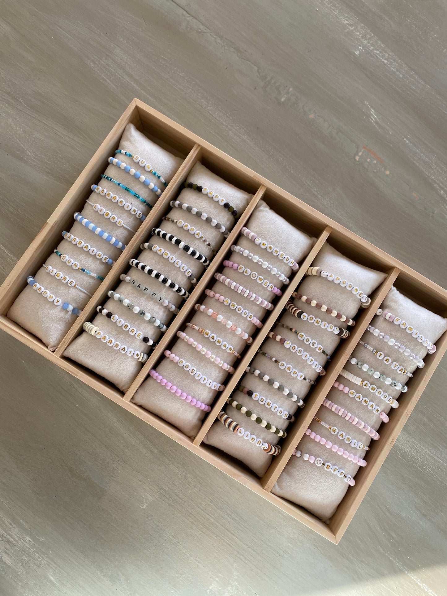 Bracelet personnalisable sur commande