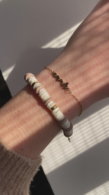 Bracelet marron Brudesto